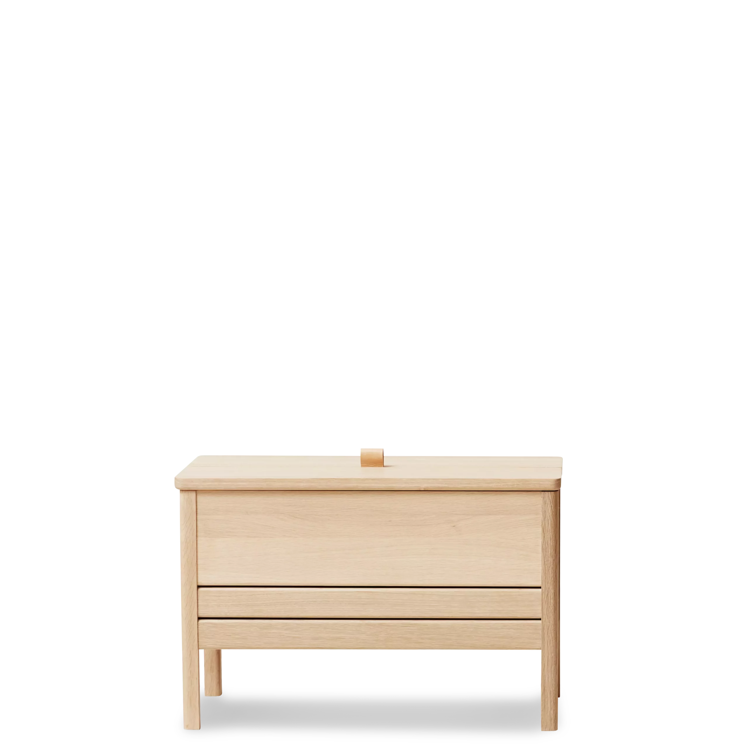 A Line Storage Bench 68, White Oak