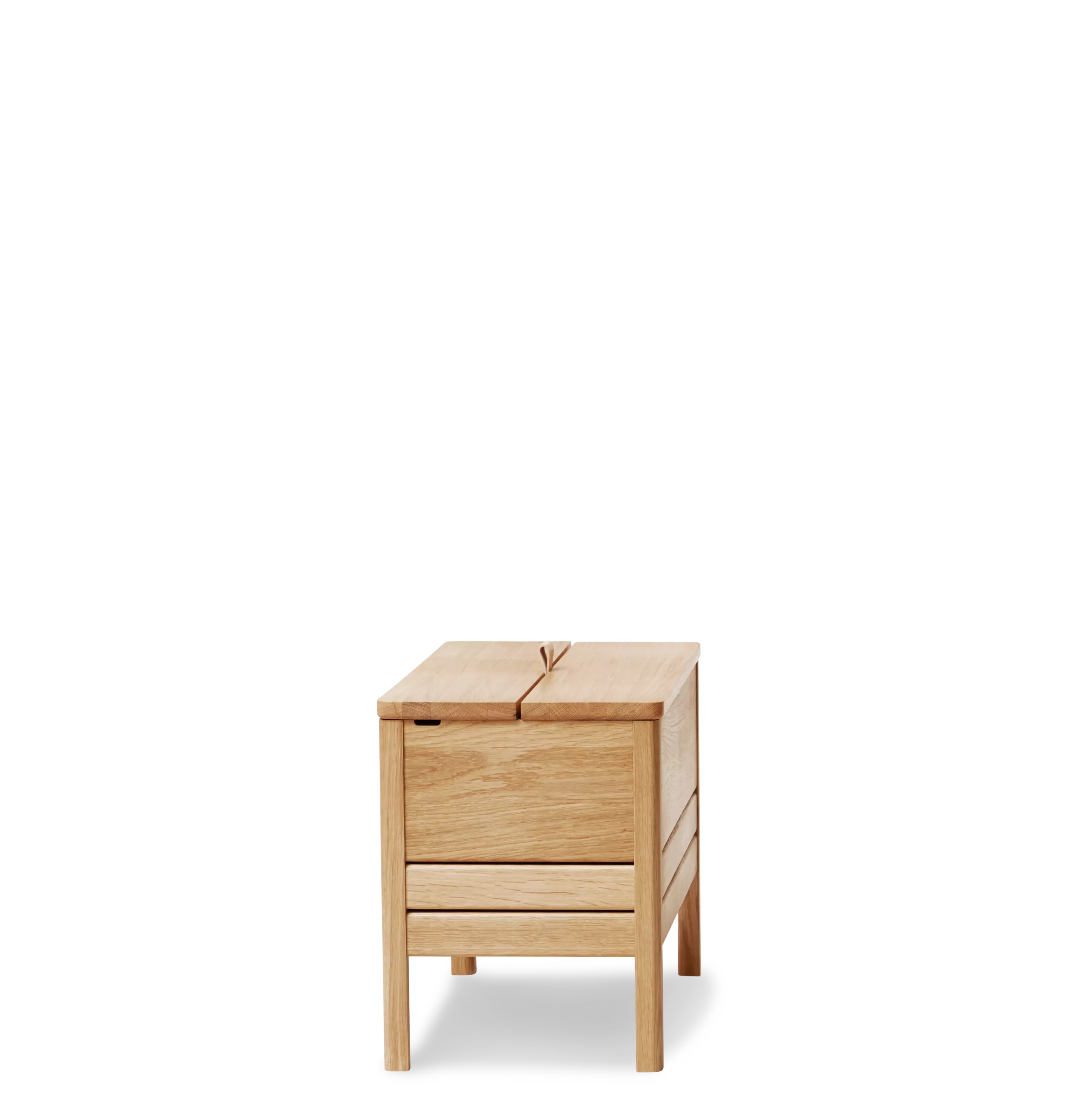 A Line Storage Bench 68, Oak
