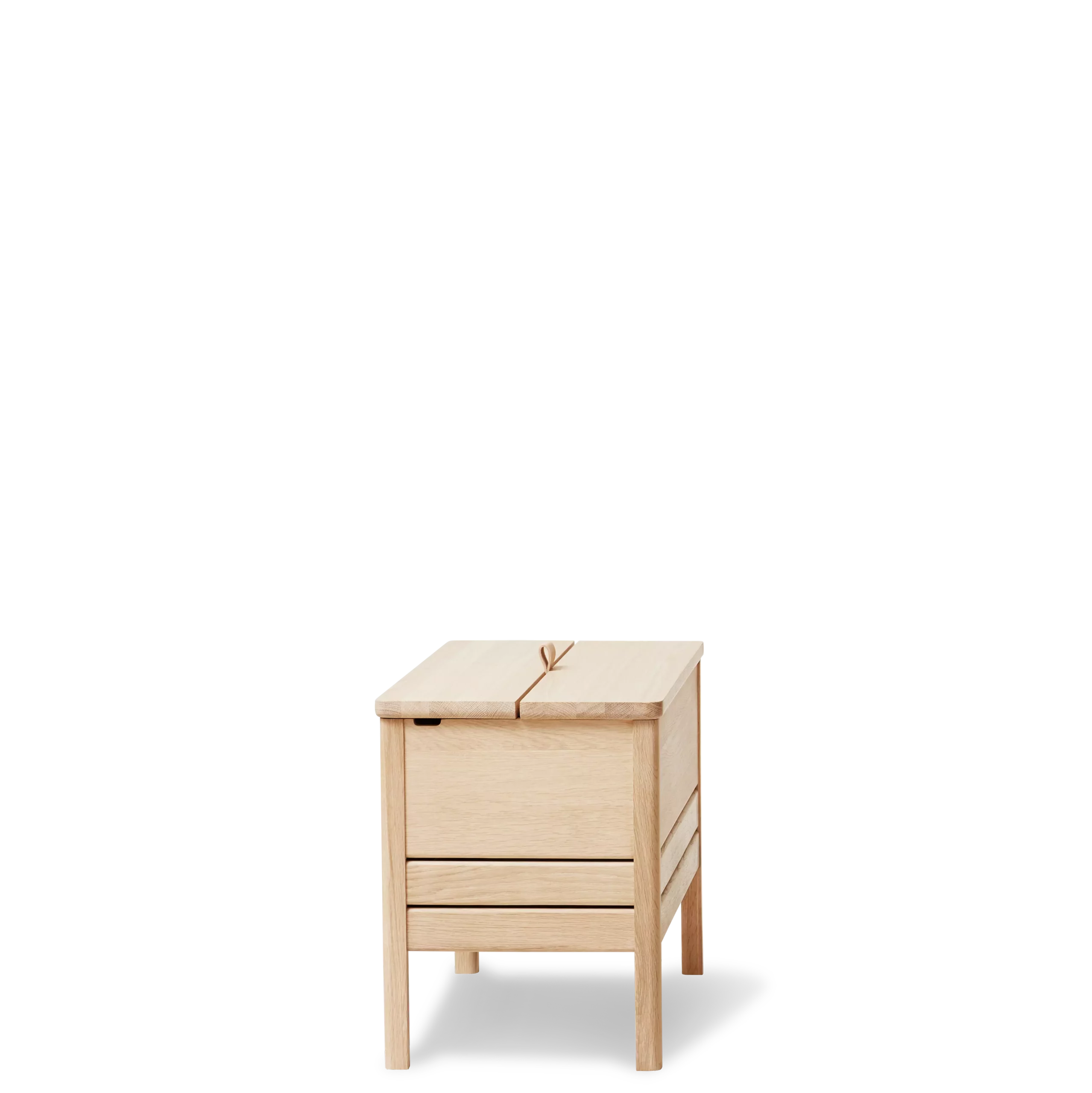A Line Storage Bench 68, White Oak