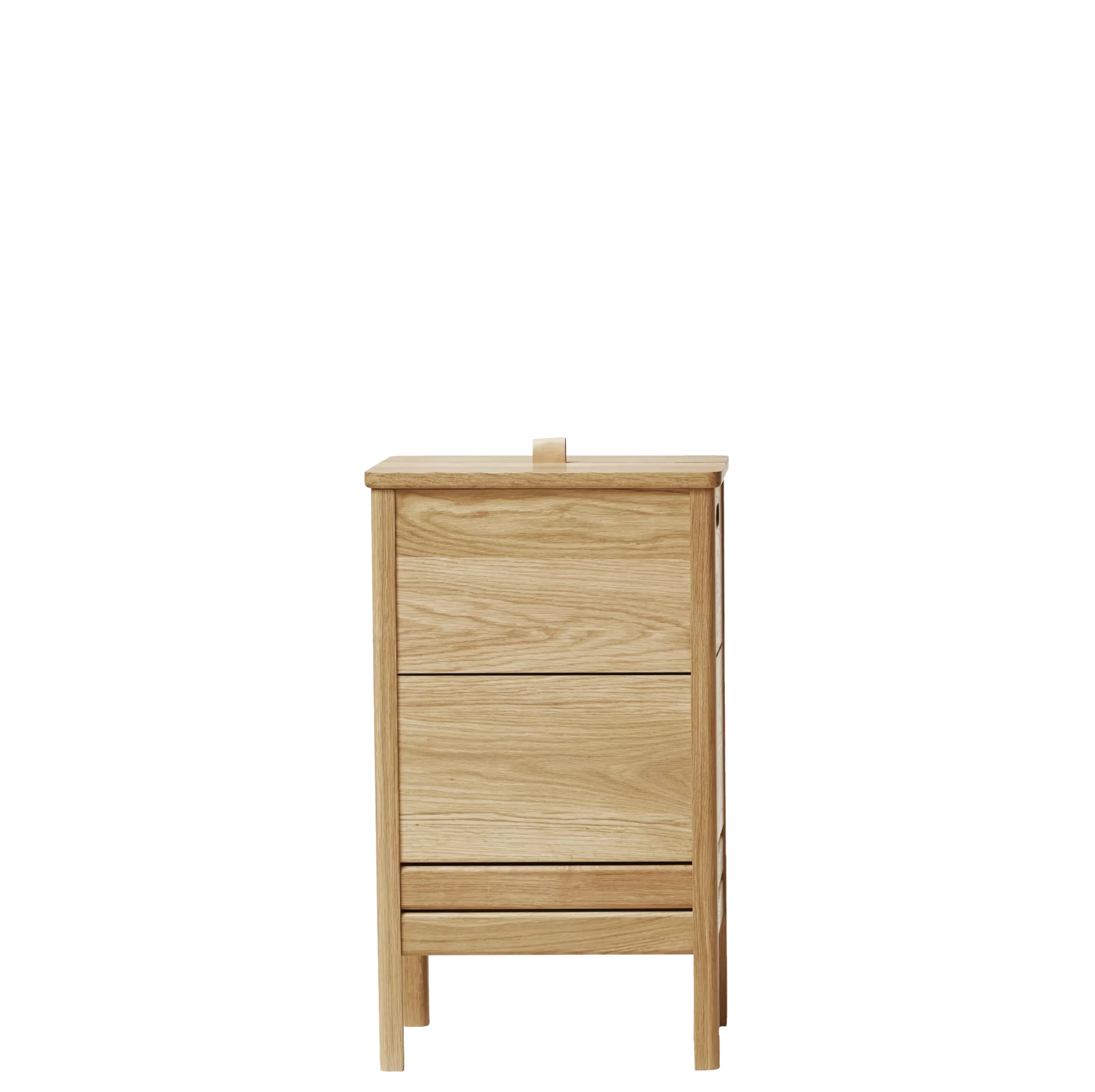 A Line Laundry Box, Oak