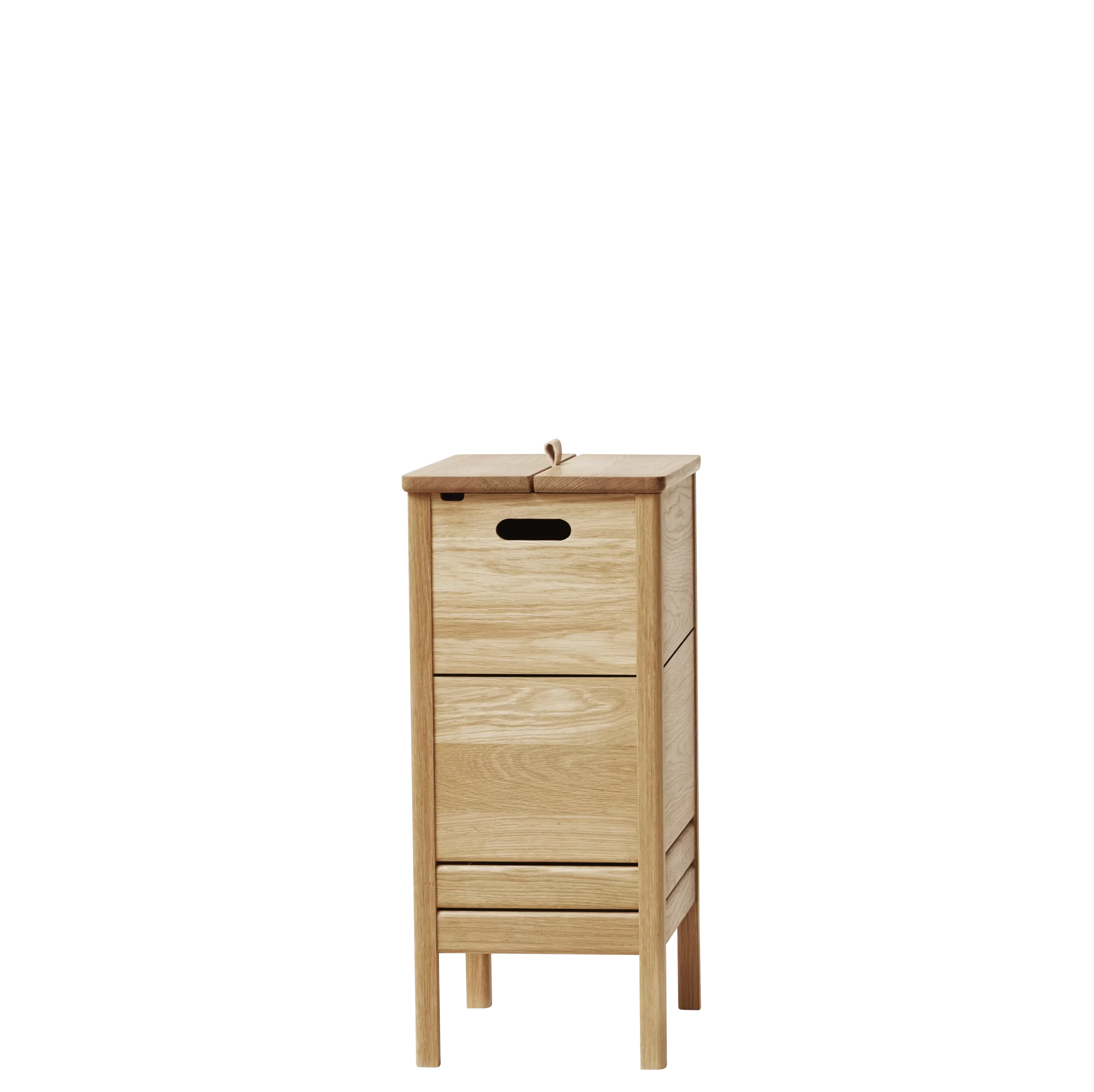 A Line Laundry Box, Oak