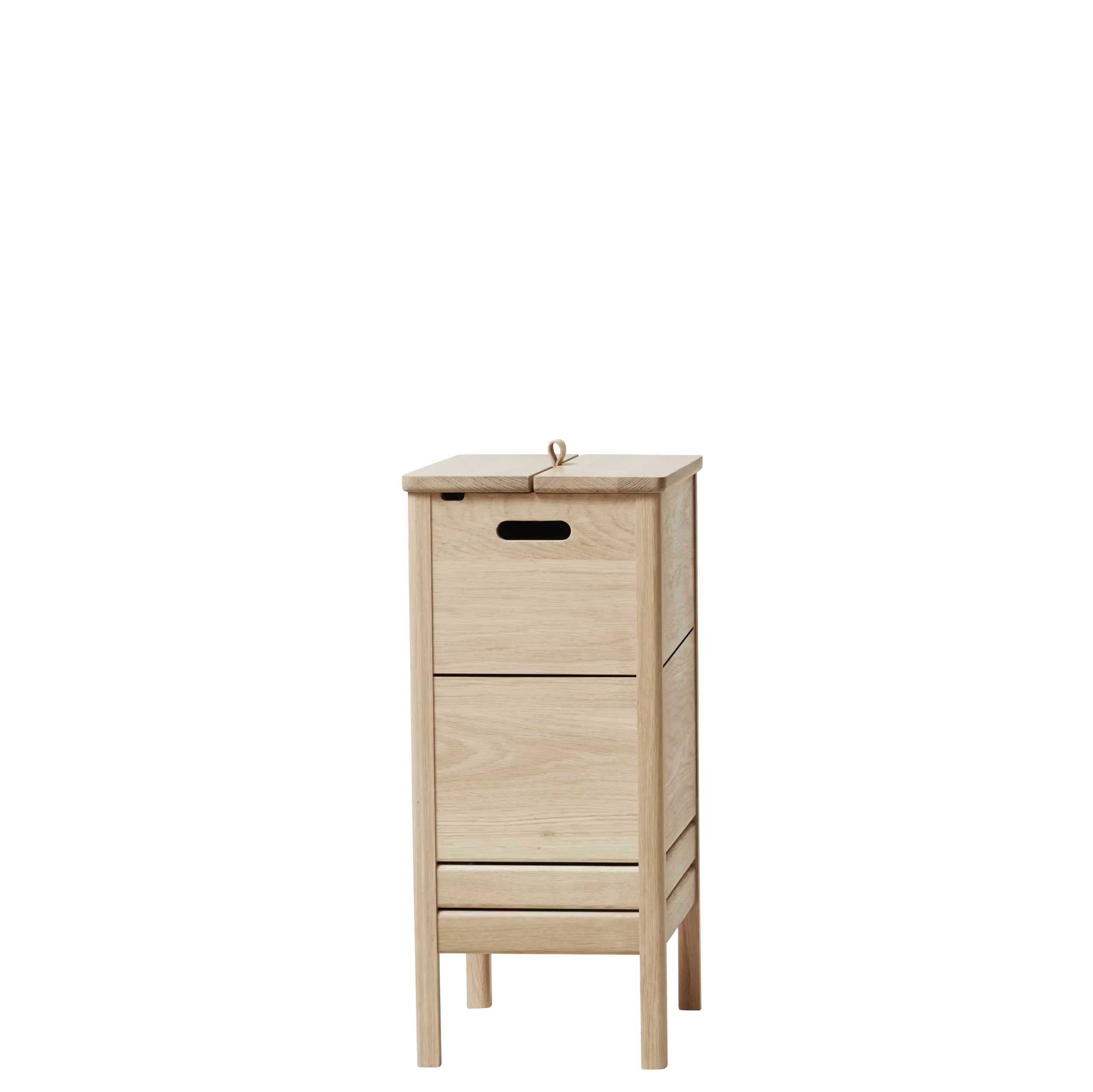 A Line Laundry Box, White Oak