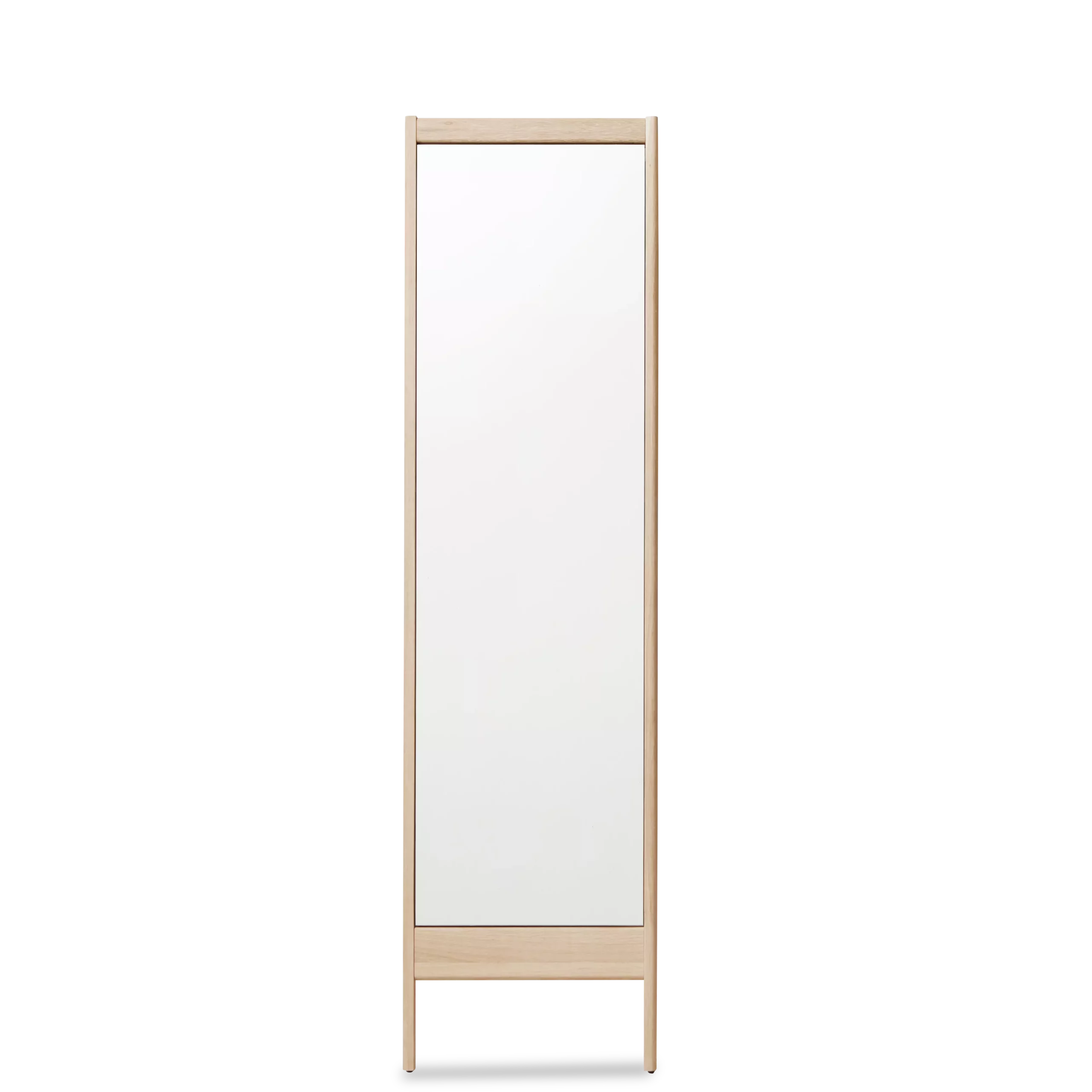 A Line Mirror, White Oak
