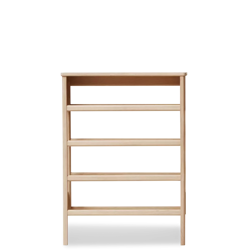A Line Shoe Rack 72, White Oak