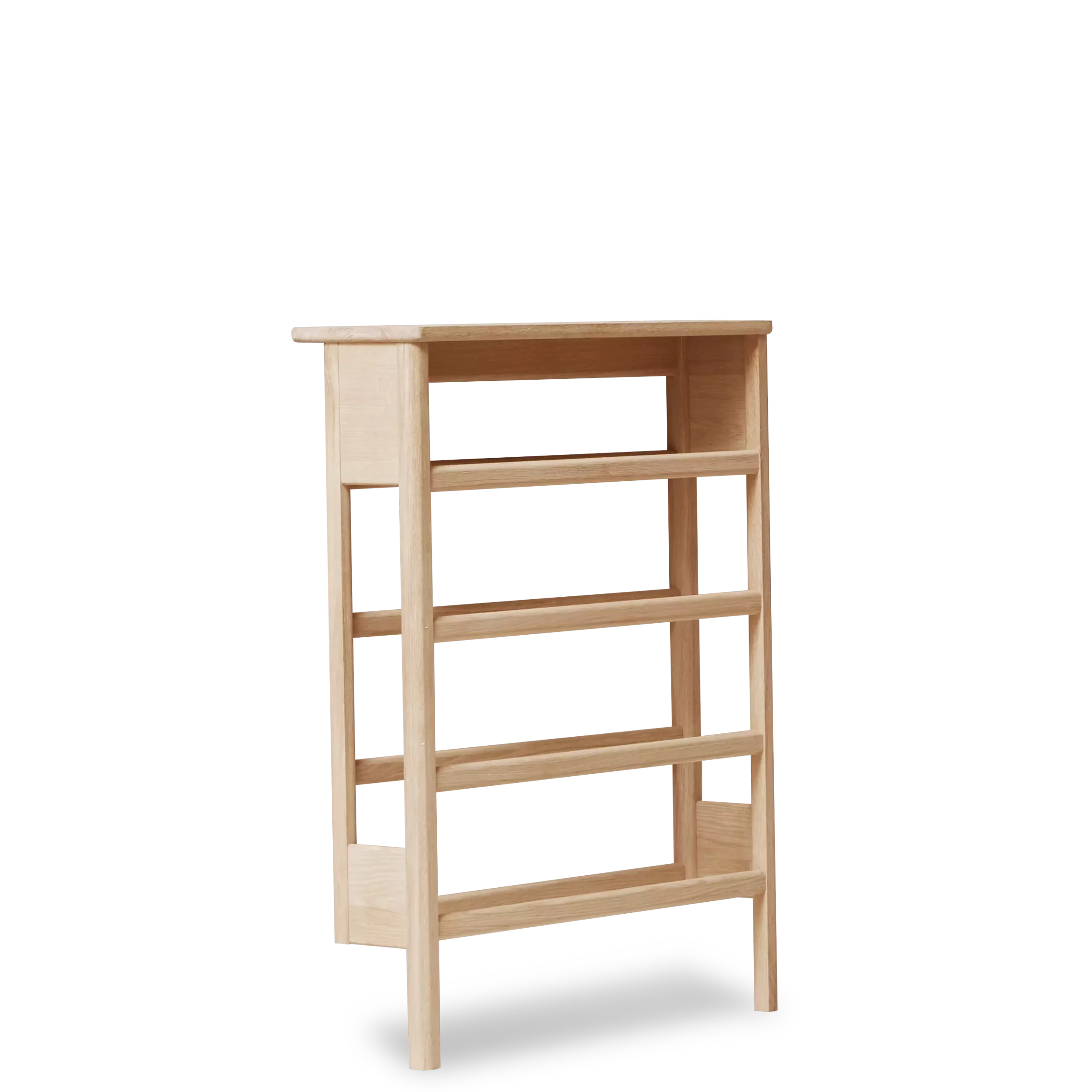 A Line Shoe Rack 72, White Oak