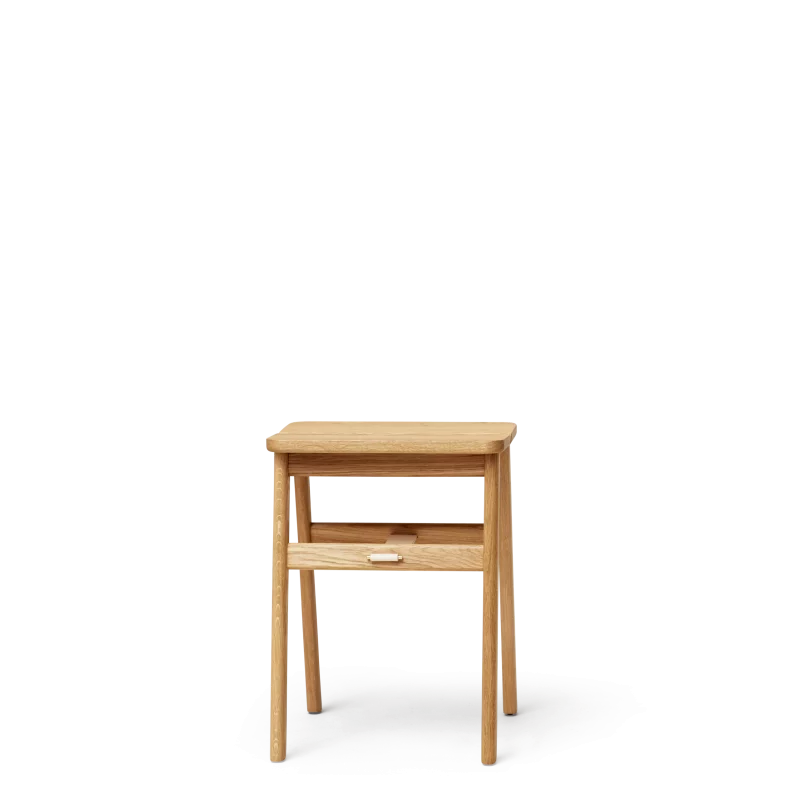 Angle Foldable Stool, Oak