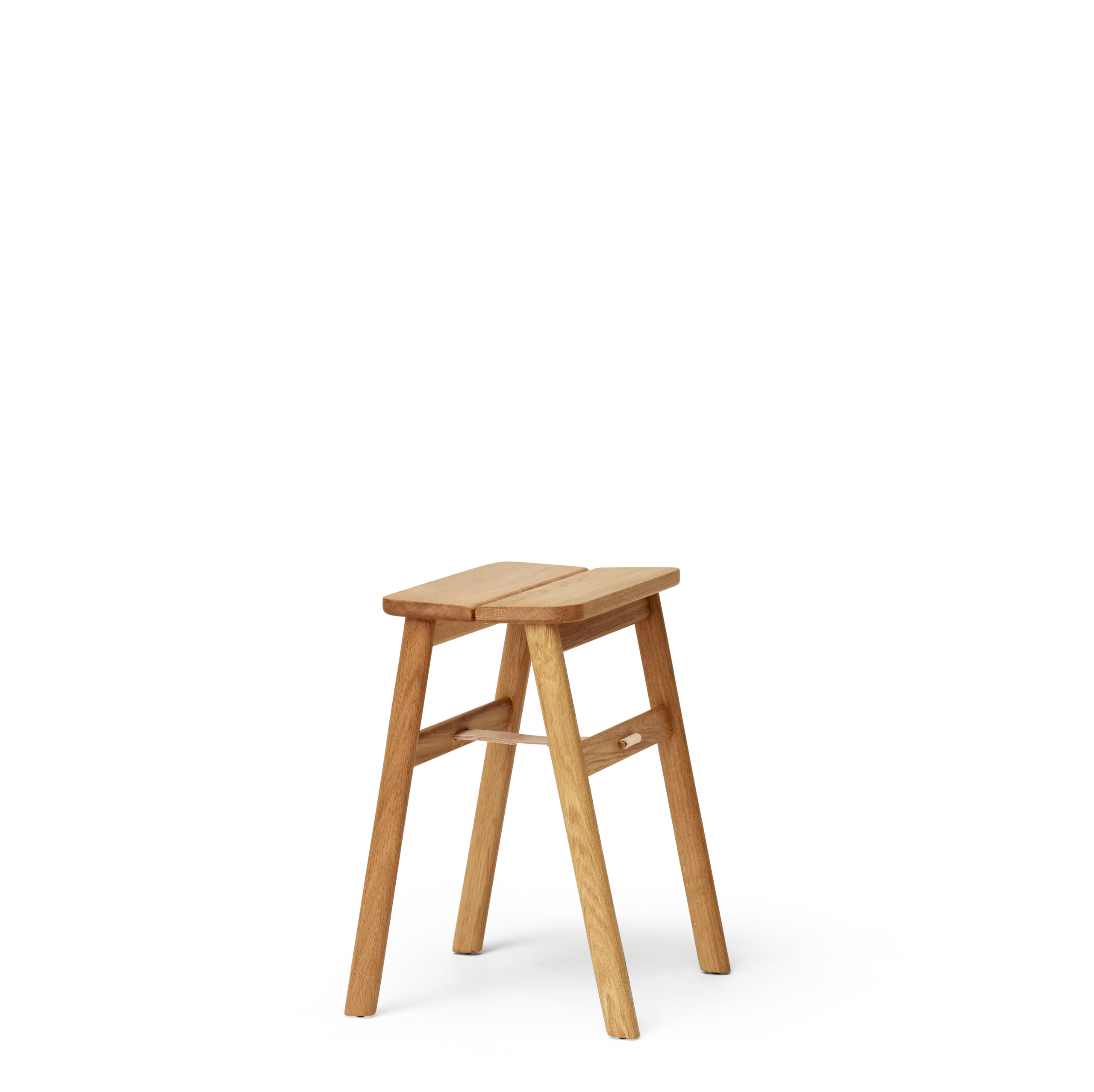 Angle Foldable Stool, Oak