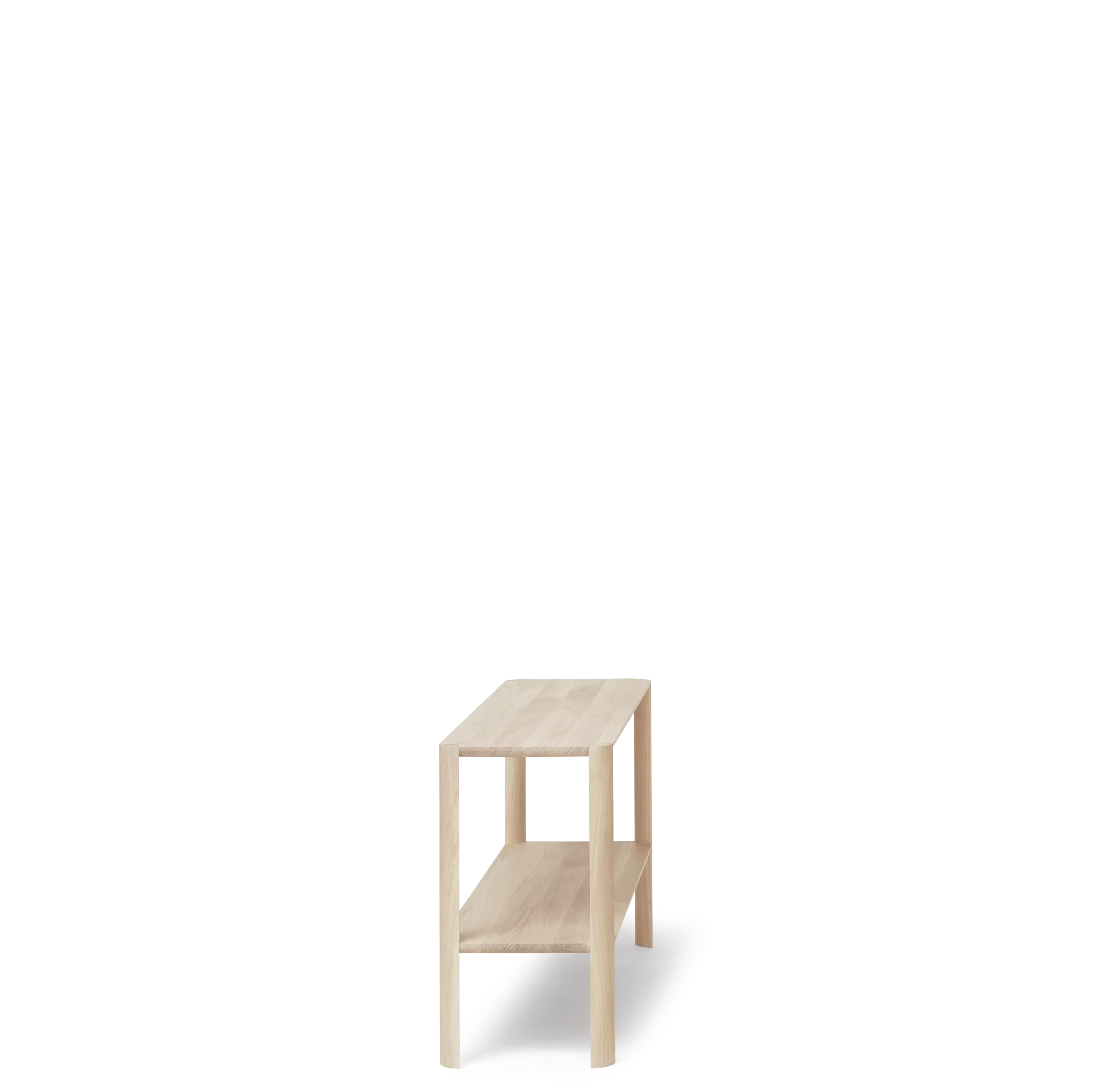 Leaf Shelf 1×2, White Oak