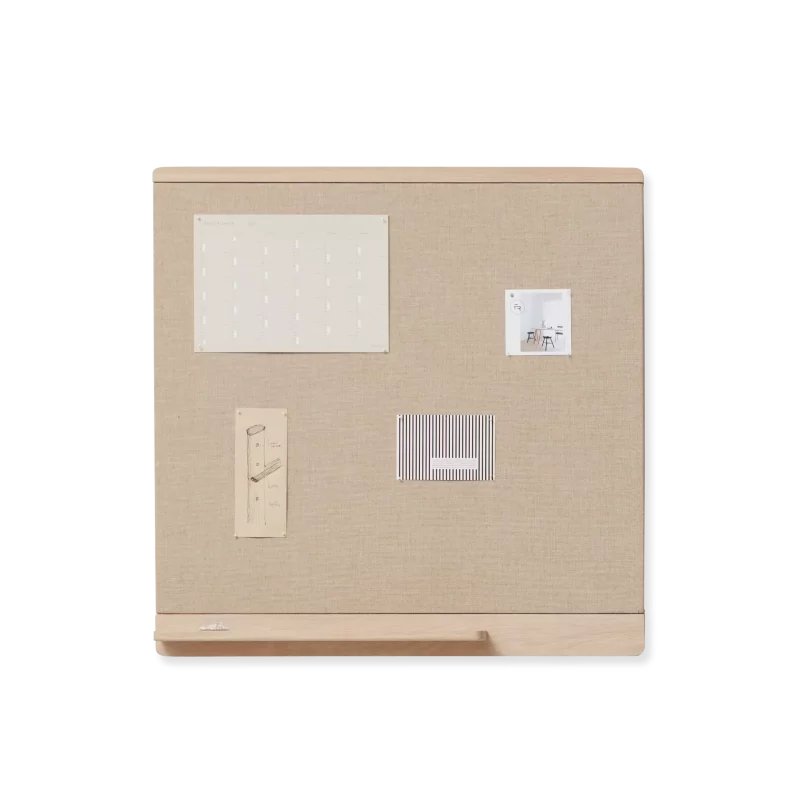 Rim Pinboard 75x75, White Oak