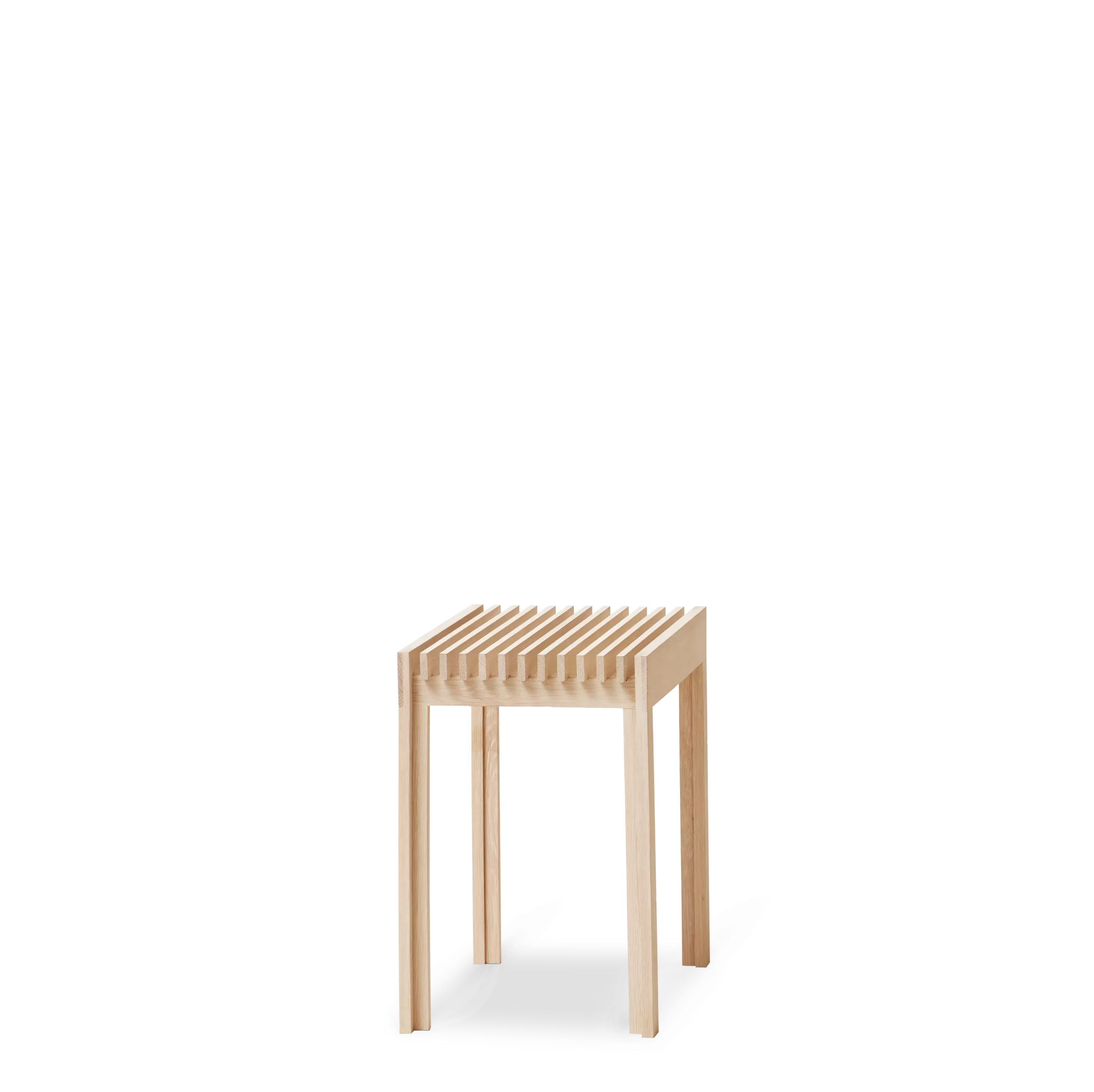 Lightweight Stool, White Oak