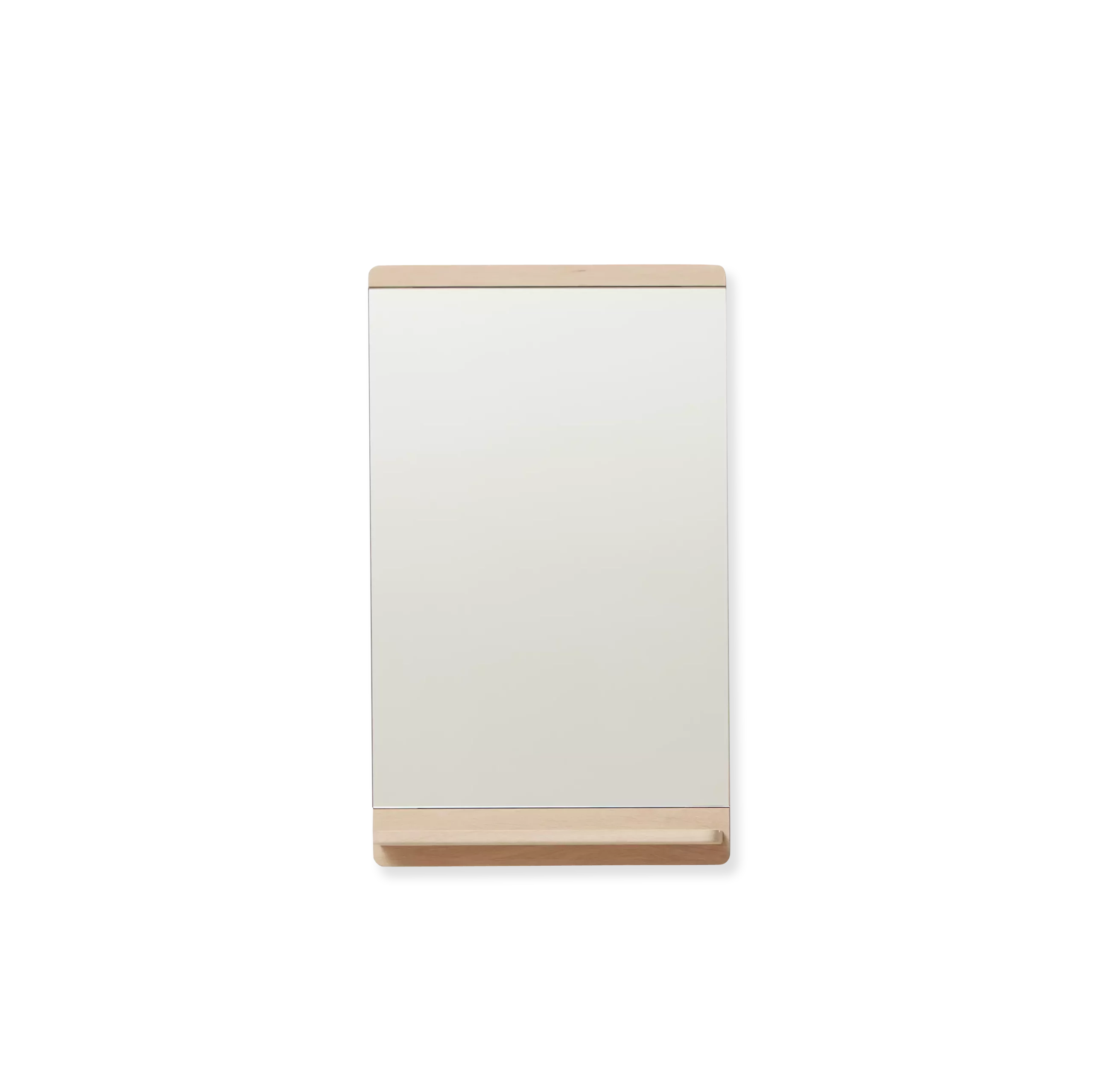 Rim Mirror 40x68, White Oak