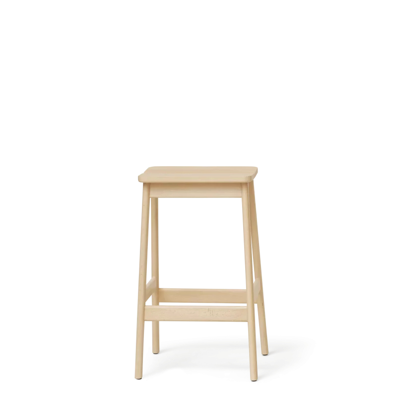 Angle Bar Stool 65, Beech