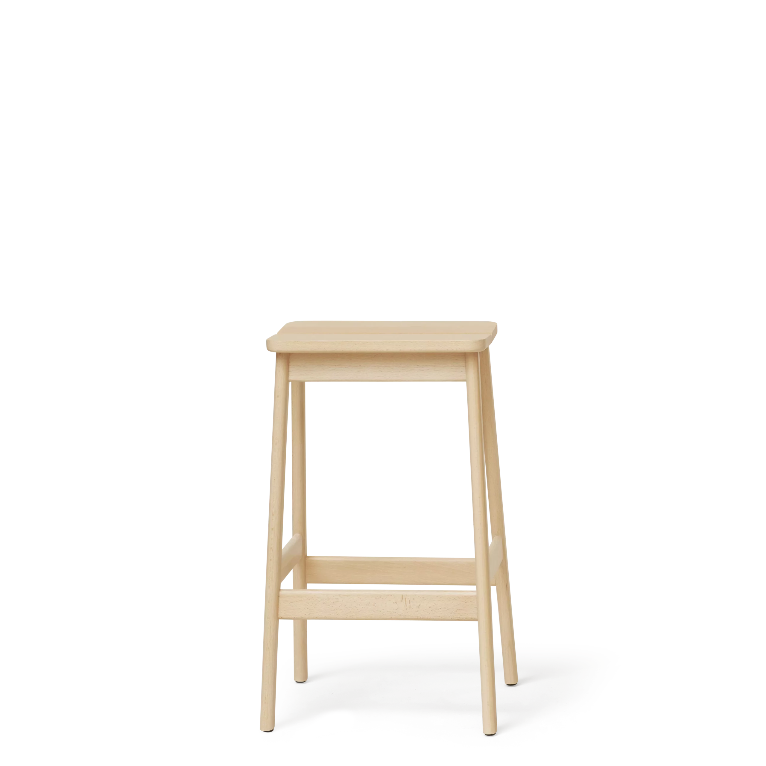 Angle Bar Stool 65, Beech