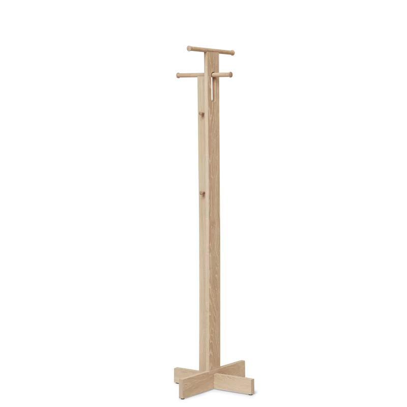 Foyer Coat Stand, White Oak