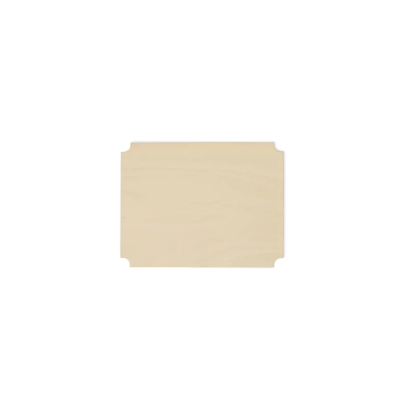 Pillar Storage Box Lid, Medium Beech