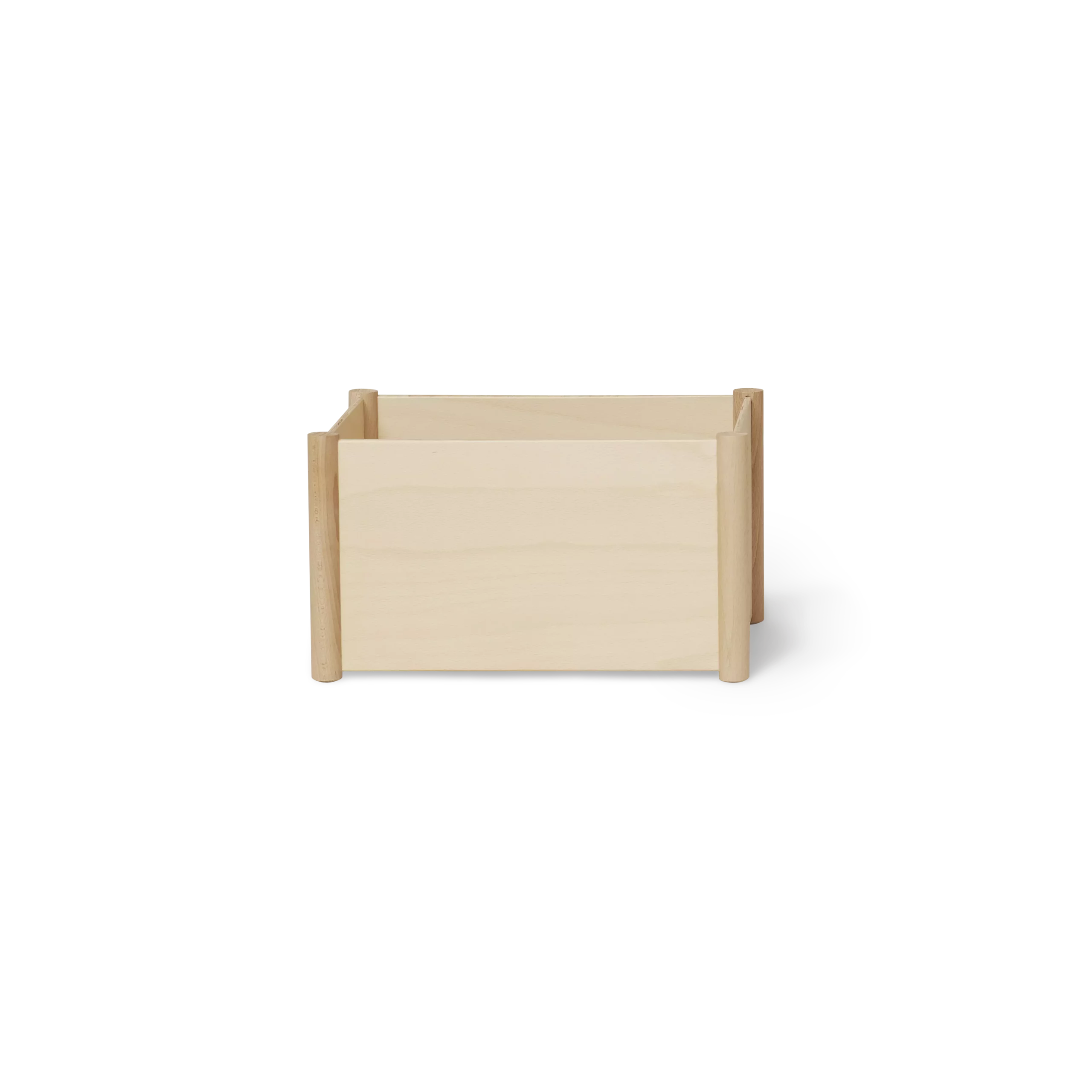 Pillar Storage Box, Medium Beech