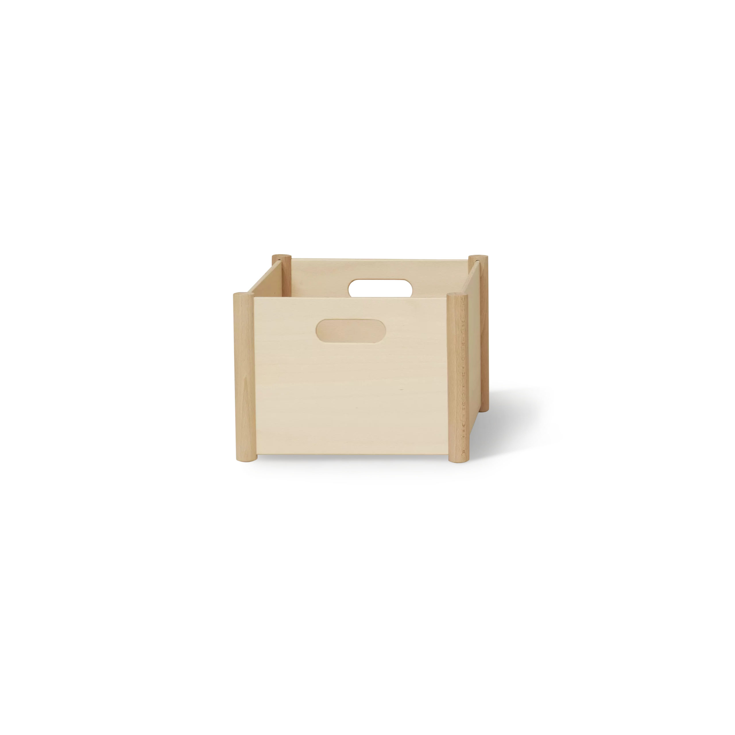 Pillar Storage Box, Medium Beech