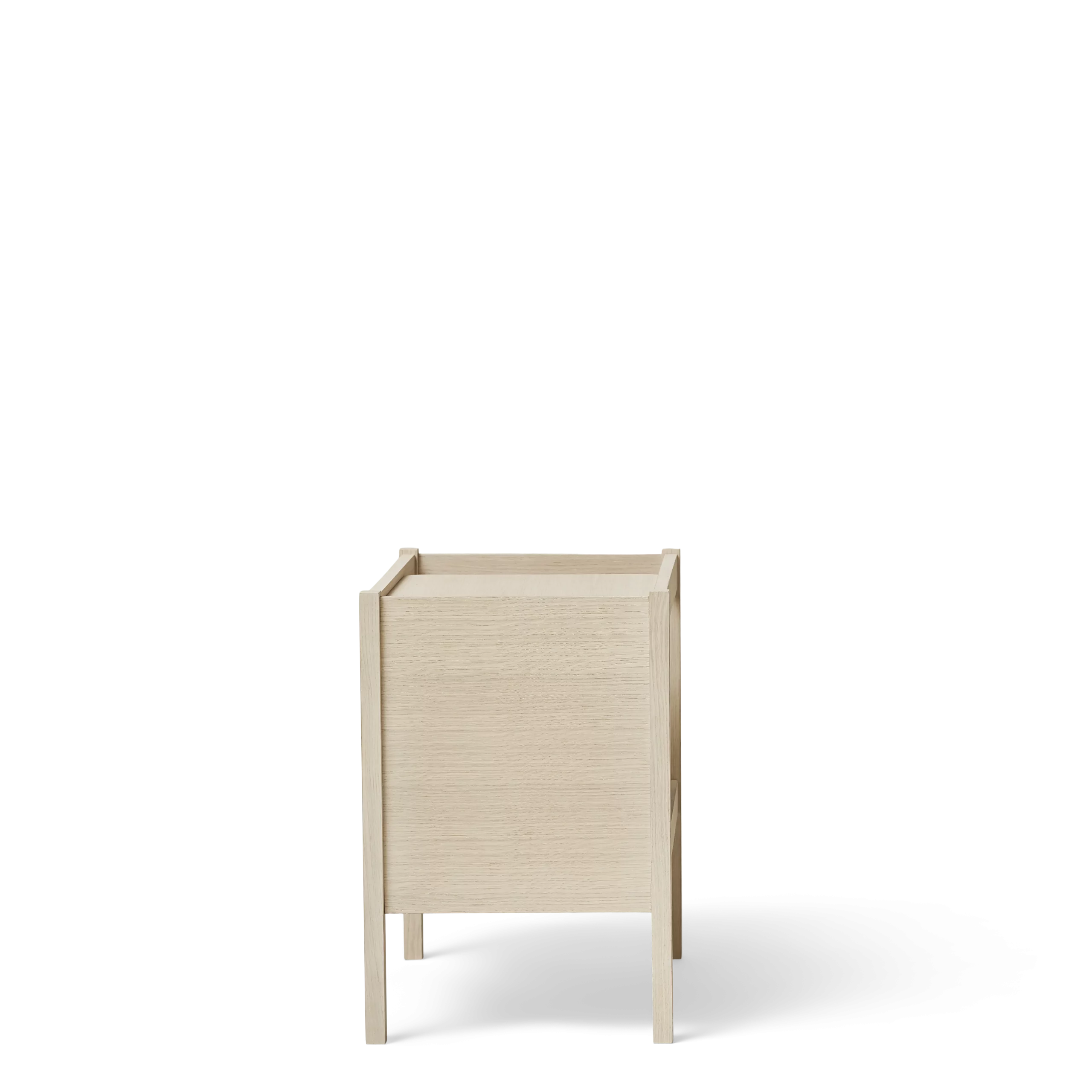 Journal Side Table, White Oak
