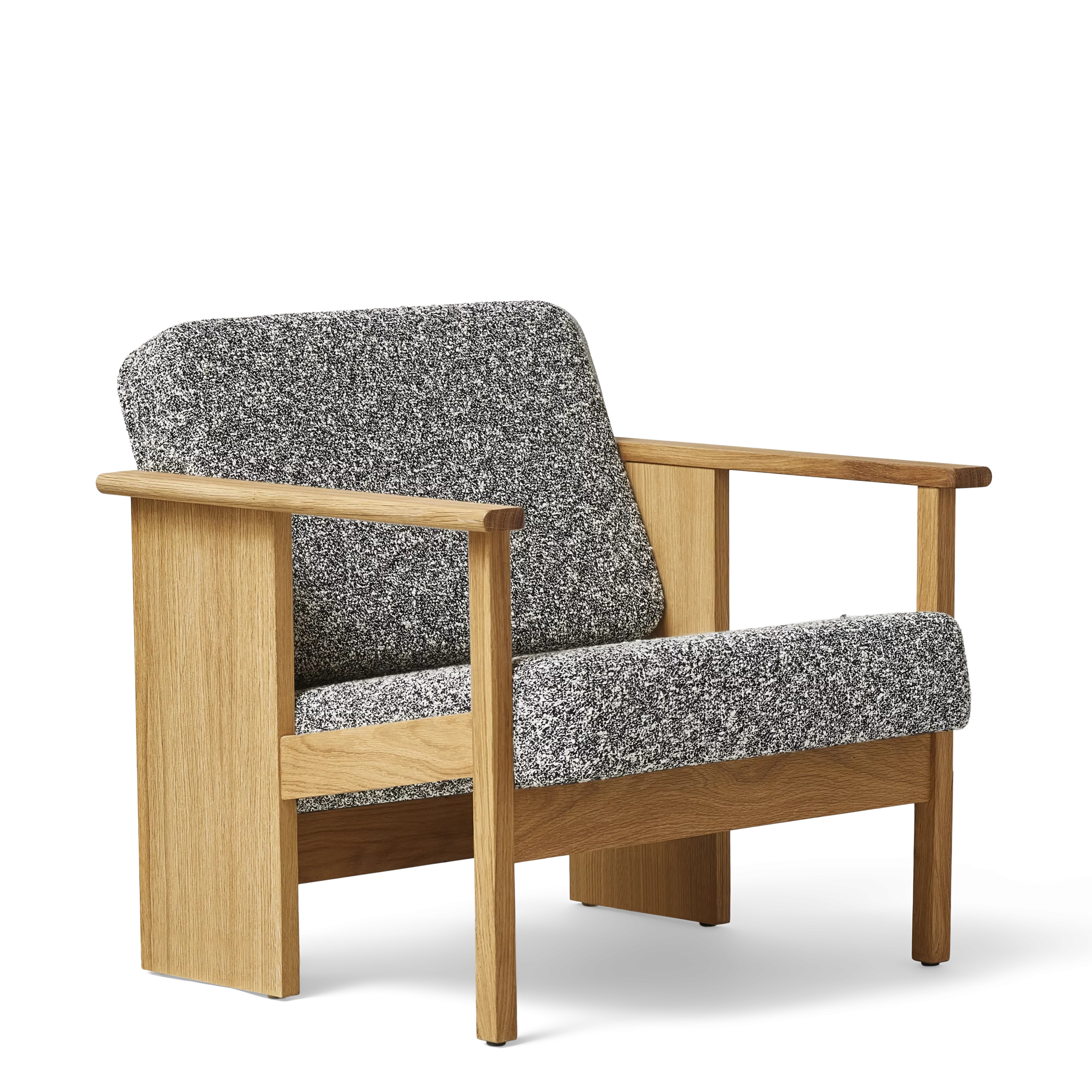 Block Lounge Chair, Oak Zero