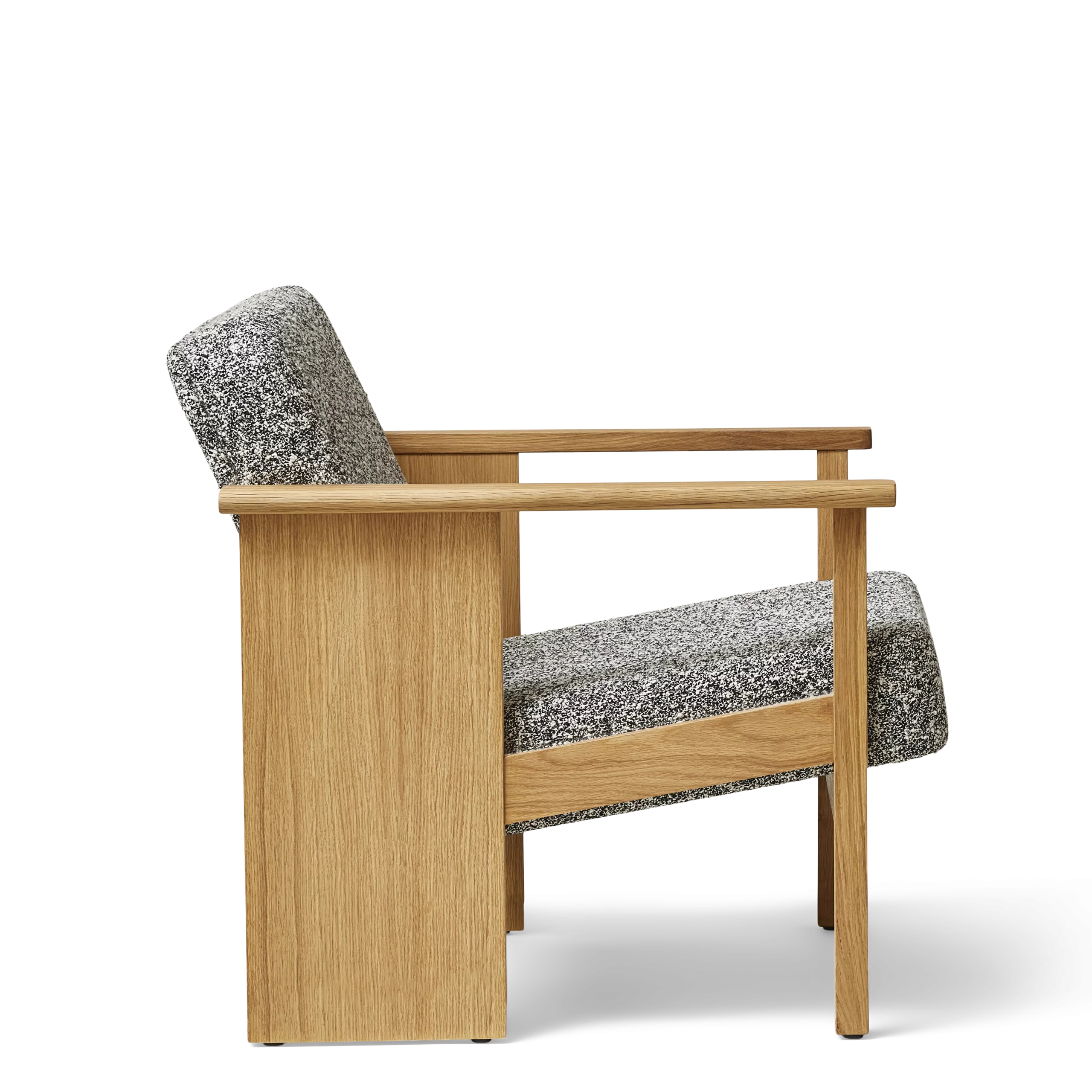 Block Lounge Chair, Oak Zero