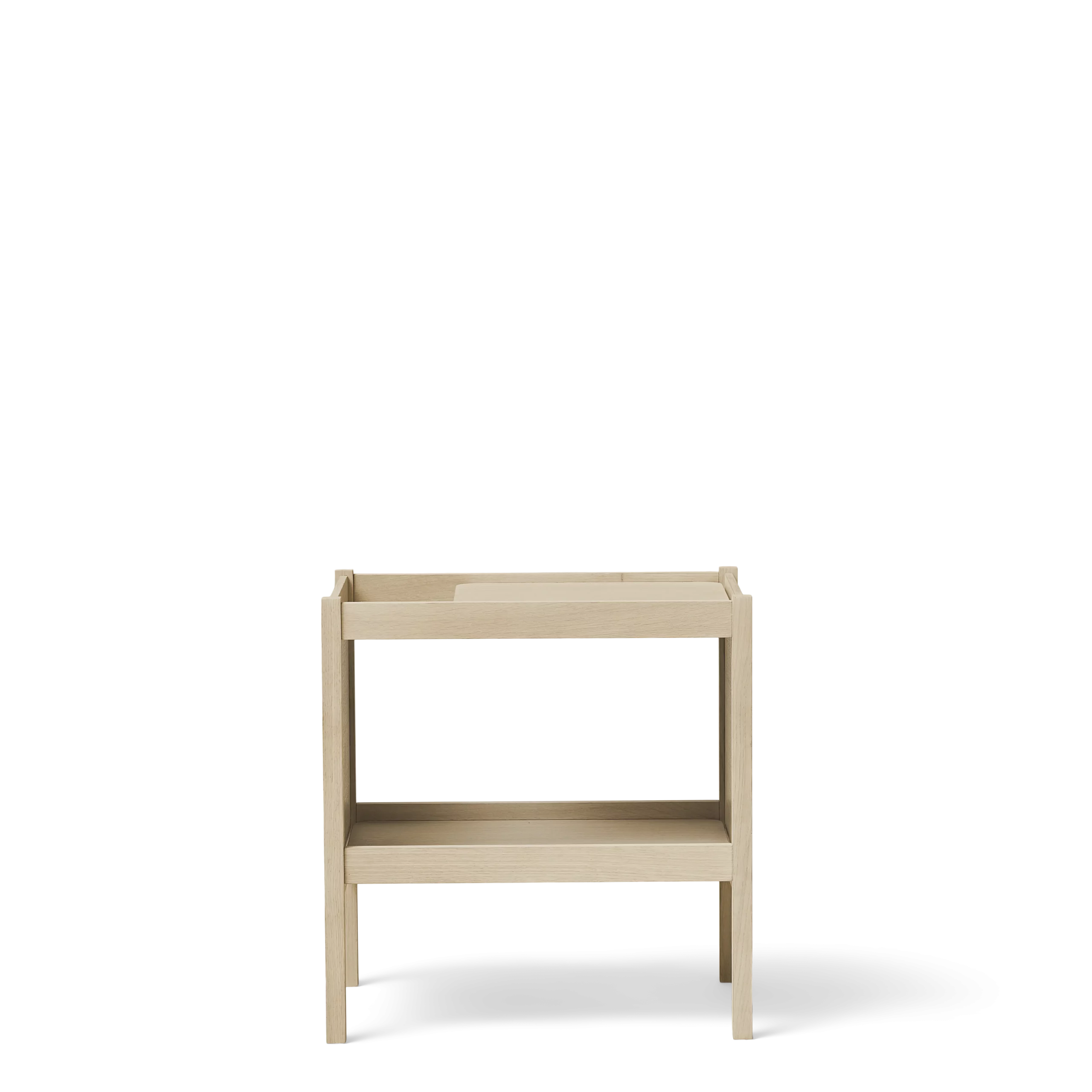 Journal Side Table, White Oak