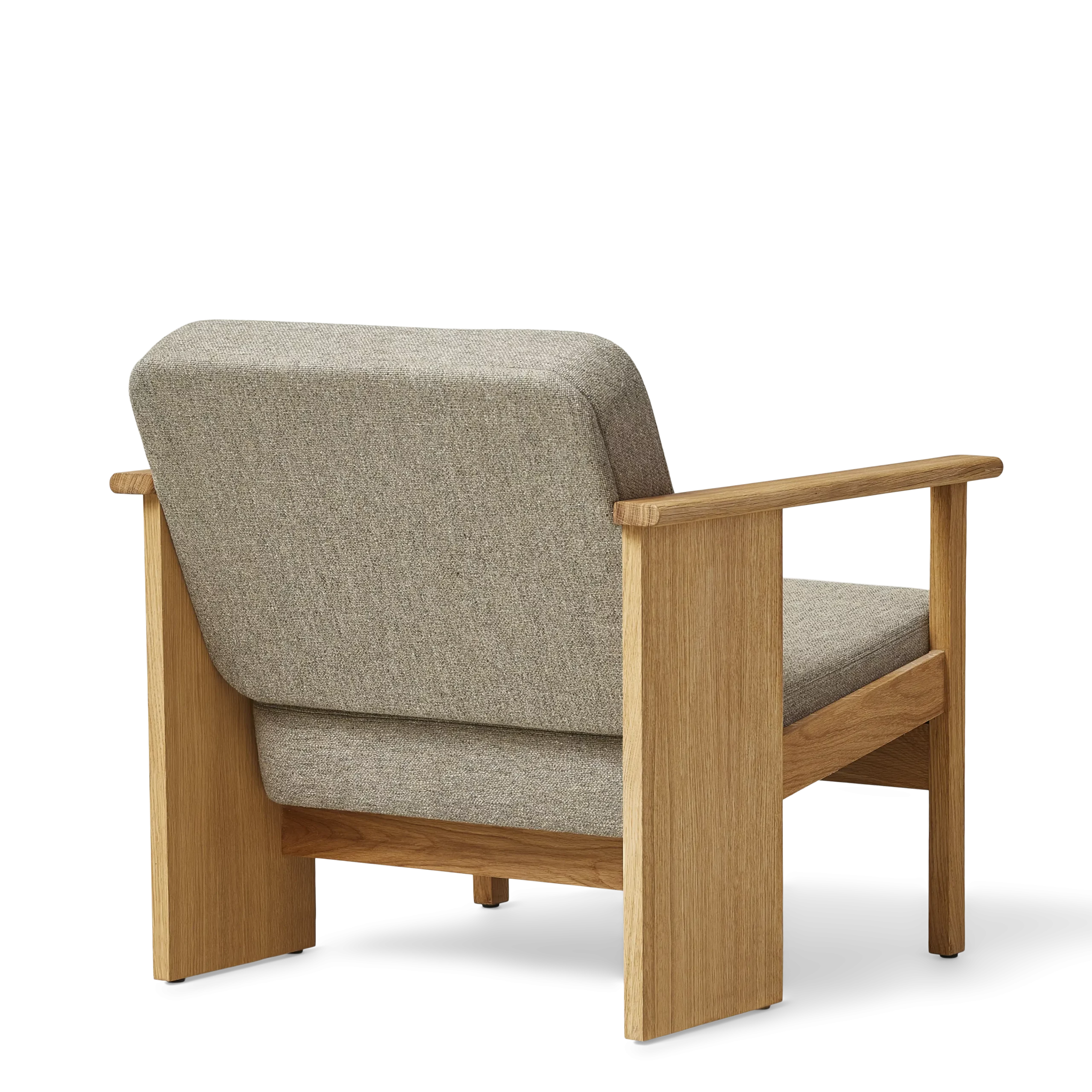 Block Lounge Chair, Oak Hallingdal 65