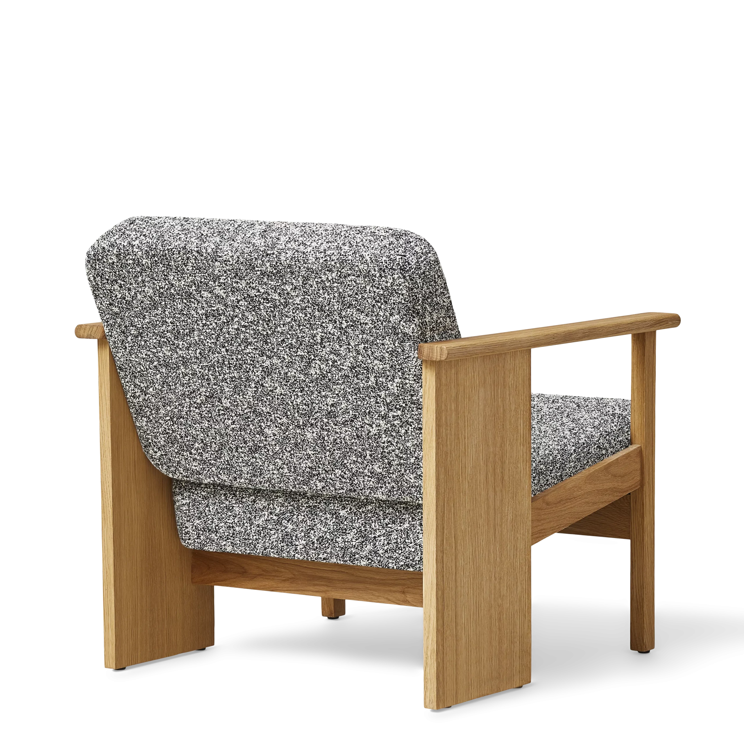 Block Lounge Chair, Oak Zero