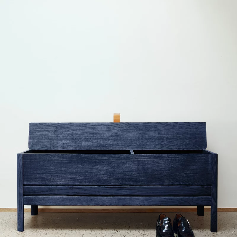 A Line Storage Bench 111, Indigo Blue Special Edition