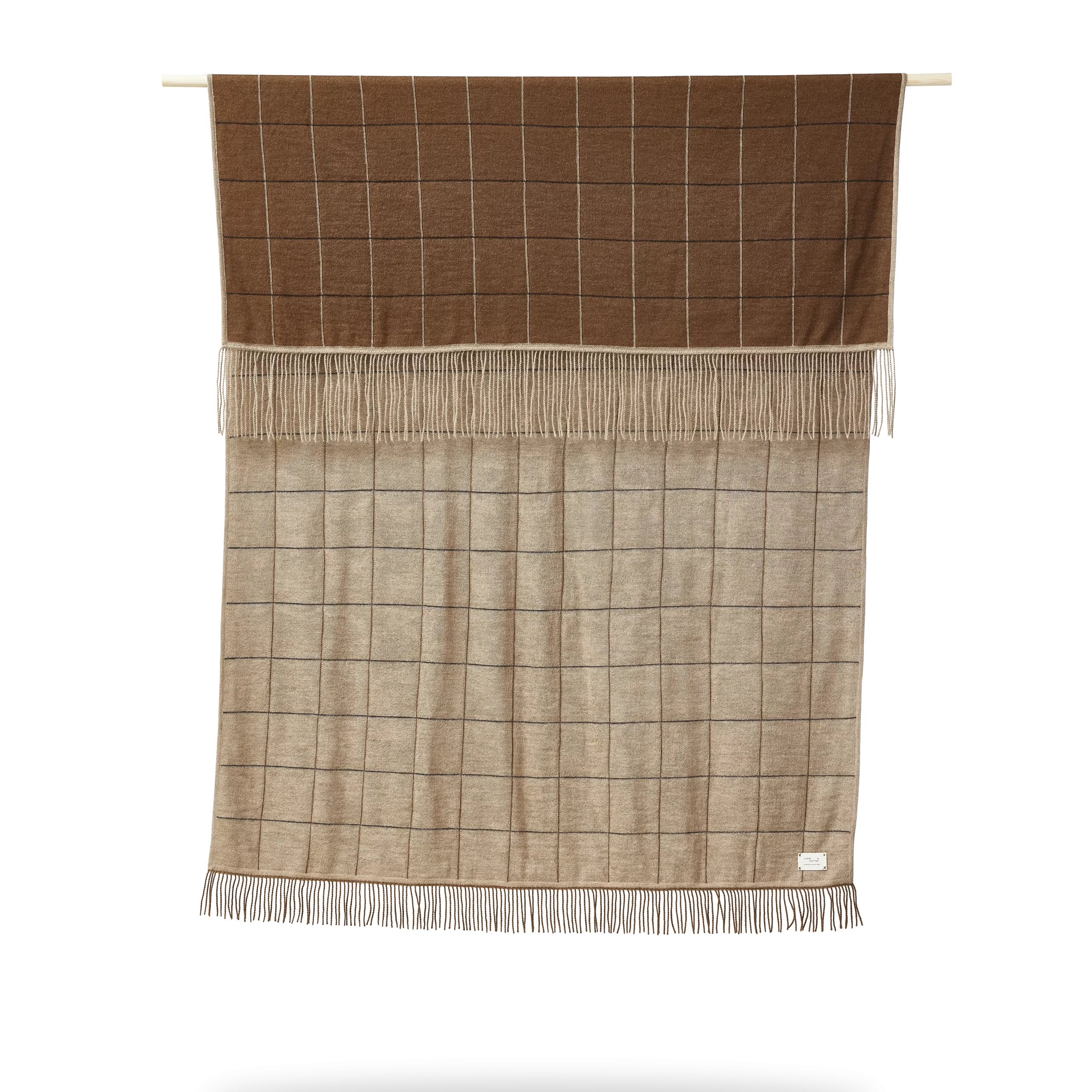 Aymara Blanket, New Square Brown
