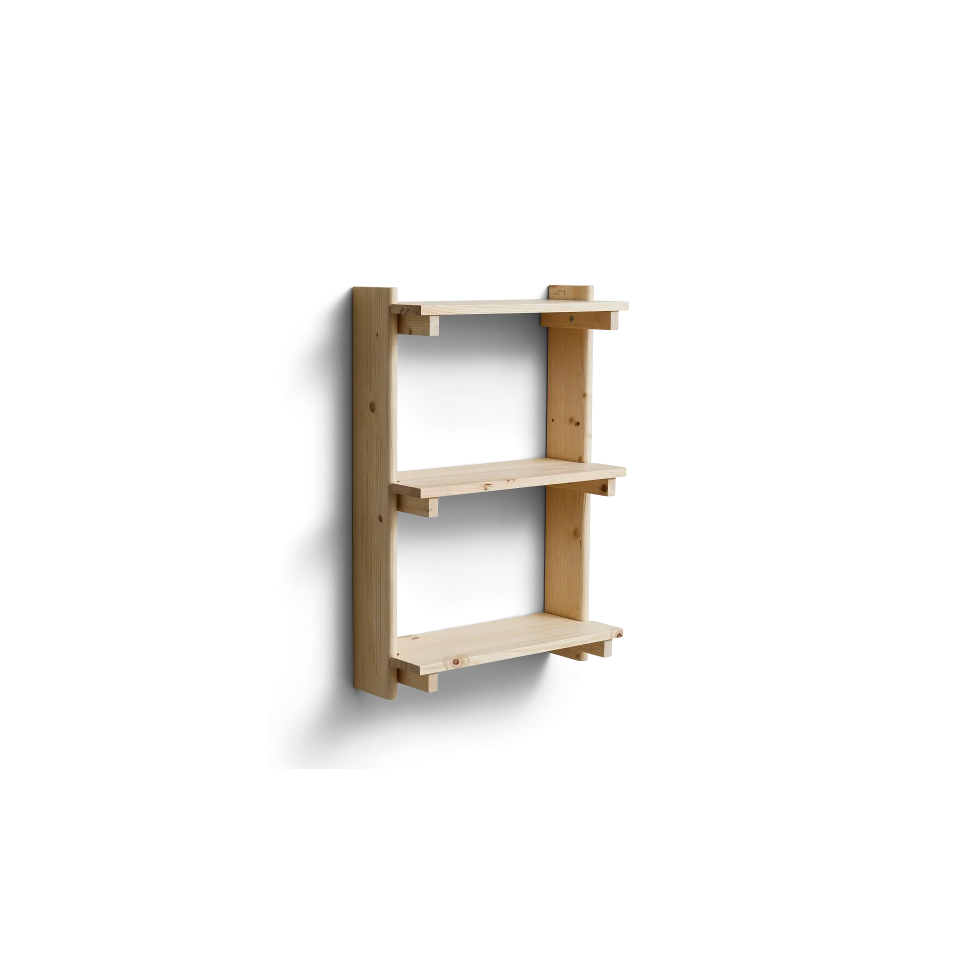Beam Wall Shelf 3, Pine