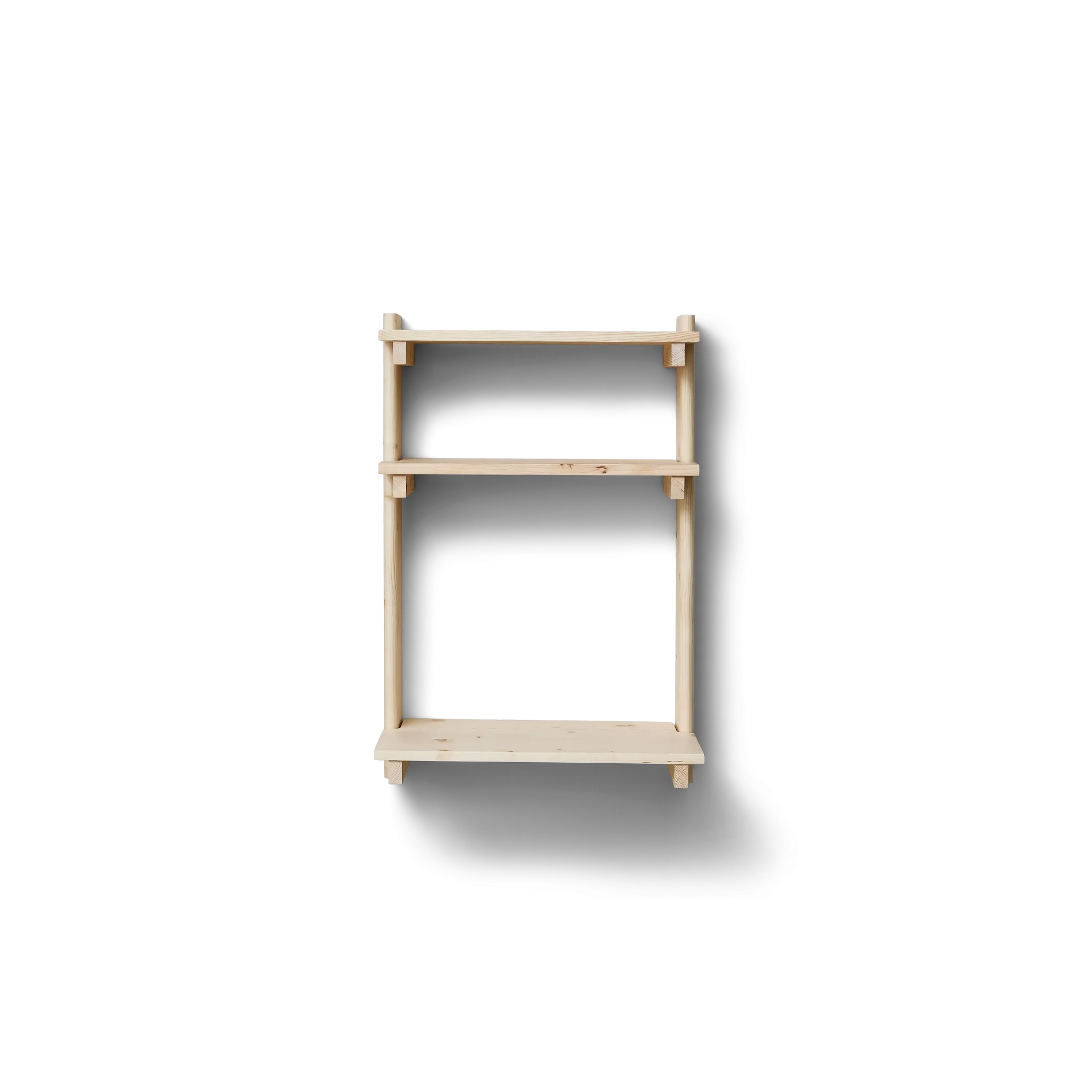 Beam Wall Office Shelf 3, Pine