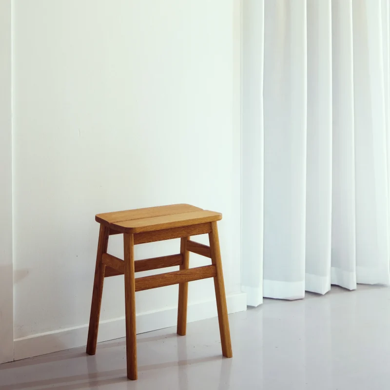 Angle Stool 45, Oak