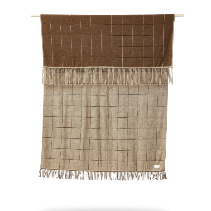 Aymara Blanket, New Square Brown