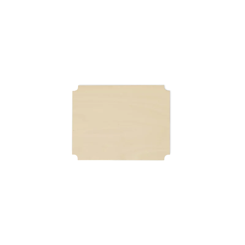 Pillar Storage Box Lid, Medium Beech